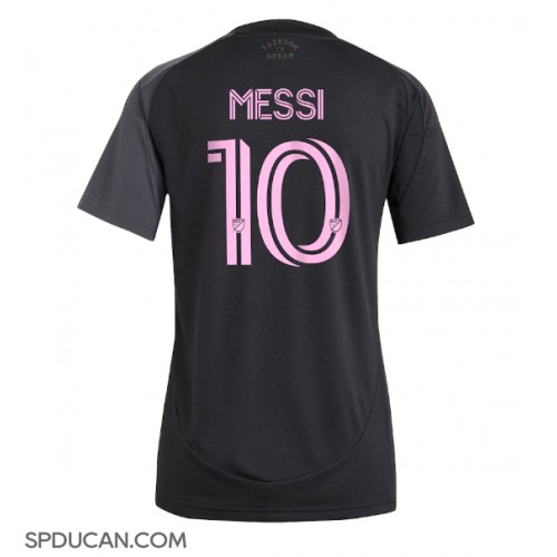 Zenski Nogometni Dres Inter Miami Lionel Messi #10 Gostujuci 2025-26 Kratak Rukav